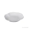 Plates Melamine Tableware Cold Dish Commercial Small Bone-spit Dessert Shell Odd-shaped Snack Platters And Trays