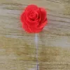 Decorative Flowers 1Pcs Man Groom Boutonniere Cloth Rose Flower Men Buttonhole Wedding Party Prom Suit Corsage Pin Brooch