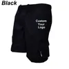 Shorts pour hommes nouveaux hommes personnalisés vos Shorts Sport mode pantalons courts plage Shorts décontractés lâches pantalons masculins Cargo Shorts Z0216