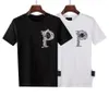 Berühmte Herren-T-Shirts, Sommer-T-Shirt mit Pentagramm-Aufdruck, Streetwear-Mode für Männer und Frauen, Hip-Hop-Kurzarm-T-Shirts mit Strass-Schädel, Herren-T-Shirts, Größe M-3XL #SHOPEE115