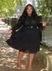 Plus Size Dresses Elegant Casual Women Black Sexy Long Sleeve Lace Lingerie Dress Evening Wholesale Bulk Drop