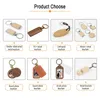 Amazon Chinese Style Keychain Charms Straps Wooden Car Key Chains Keyrings Wooden Blank Rings Chain Promotional Products Door Keyholder For Business Souvenir