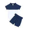 Clothing Sets Kids Tales For Children Tracksuits Contrast Color Shorts Girls Clothes Boys Born Toddler Outfits Drop Delivery Baby Mat Dhika