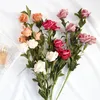 Decorative Flowers Artificial Rose Fake Single Branch Floral Wedding Christmas Birthday Party Decoration DIY Valentine's Day Bouquet