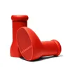 2023 Дизайнерские красные ботинки с голова дождевых сапог высокие ботинки толстые нижние круглые головки размер 35-44