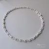 Amor personalizado oro plata llena joyería hecha a mano al por mayor eslabón de cadena delgada colgante collar diseñador para mujeres hombres conjunto pareja moda boda fiesta San Valentín venta