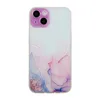 Luxo macio tpu mármore casos de telefone para iphone 15 14 plus 13 pro max 12 11 xr xs x 8 7 se2 6 6s pedra de granito natural colorido transparente feminino menina senhora móvel capa traseira