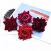 Decorative Flowers 10 Pieces Flannel Roses Scrapbook Wedding Bridal Accessories Clearance Gifts Home Decor Artificial Flower