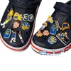 30 st jibz basket sportskor charms design dekoration passar för croc trädgård sandal sko tillbehör barn x-mas fest gåvor