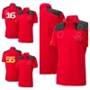 2023 Nieuwe F1 Team Driver T-shirt rood racepak plus size korte mouwen sneldrogende kleding heren maatwerk