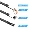 10M Cable Length Industrial Endoscope Borescope with 5.5mm Micro Inspection Camera 1080P Waterproof Semi-Rigid Gooseneck 4.3inch LCD Screen 6 LED Lights PQ305