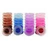 New Women Scrunchy Girl Hair Coil Rubber Hair Bands Ties Rope Ring Ponytail Holders Telephone Wire Cord Gum Hair Tie Bracelet FY4851 J0217