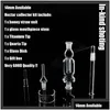 Smoking Pipes Nectar Collector Kit Glass Pipe Mini Bong Two Function Both Quartz Trip Titanium Bongs 10Mm 14Mm For Oil Rigs Dabs Dro Dhgdq