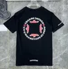 Мужские футболки Classic Mens Luxury T Roomts C. C. Brand Fashion Men Men Sanskrit Chromes Письмовая футболка подкова Cross Designer Tshirts Man Heart Hip Hop Sweater88