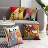 Pillow /Decorative S Covers Abstract Case Picasso Decor Linen Cotton Throw Pillows For Sofa Car Embroidery Pillowcase