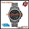 100% оригинальное японское движение Drop Gorge Everest Gunmetal Diamond Glitz Watch MK5828 MK5829 MK5875273T