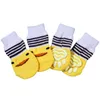 Dog Apparel Pet socks High-quality anti-skid bottom small dog socks Dog foot sets Teddy dog Corgi socks supplies 4 pieces wholesale