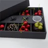 8/10 Gird Large Cake Candy Fruit Box Catering Package Plate Box Snack Plate Boxes Wholesale LX5439