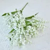 Decorative Flowers Artificial Lily Of The Valley Faux White Flower Wind Chime Orchid Wedding Bouquet Floral For Home Party Table Decoration