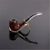 NOVO EBONY esculpido cauda branca ￩ acess￳rios pr￡ticos para fumantes de ￩bano