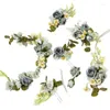 Headpieces Blue Artifical Headwear Flowers Bridal Wedding Accessories Para Tocados Novias Garland handled