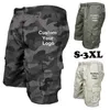 Shorts pour hommes nouveaux hommes personnalisés vos Shorts Sport mode pantalons courts plage Shorts décontractés lâches pantalons masculins Cargo Shorts Z0216