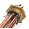 銅管加熱要素DN32（41mm）110V/220V/380Vサーモスタット給湯器3KW/4.5kW/6kW/9kW/12kW用の銅糸とロックナット付き