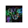 Ballon Lumineux Led Transparent Coloré Clignotant Ballons D'éclairage Avec 70Cm Pôle Décorations De Fête Approvisionnement De Vacances Cca8166 Dhuc7