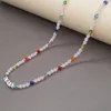 Choker Go2Boho Crystal Beaded LOVE Letter Necklace Colorful Geometry Beads Necklaces For Women Fashion Jewelry