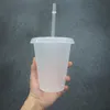 マグカッププラスチックストローカップ透明なキラキラコーヒージュースマグ