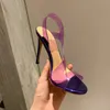 Sandales Chaussures de dîner à bout ouvert à talons hauts pour femmes Bande mince croisée Designer classique Robe verte d'été à talons épais de 11,5 cm Bande de cheville de chaussure 35-42 boîte de ceinture