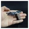 Mode Accessoires Métal Pistolet Pistolet Beretta 92F Miniature Modèle Porte-clés Qualité Collection Jouet Cadeaux D'anniversaire 1086 Drop Delivery Jouets Dhcp2