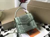 Kılıf Tasarımcı Lüks kova çanta Bayan Deri Omuz Çantaları Çanta Bayan çanta Büyük Moda Yılanbaşlı zincir çanta
