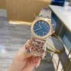 Titta p￥ m￤n Titta p￥ kvartsr￶relse Sports armbandsur 43mm rostfritt st￥lband safir vattent￤t orologio di lusso armbandsur aff￤rsklocka