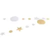 Party Decoration Mirror Paper Star Round Garland Flash Banner Happy Birthday Adult Boy Girl Shower Curtain Decor Wedding DIY