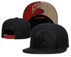 Nuovi cappelli snapback da calcio Cappellino colore nero 29 squadre Snapback Mix regolabile Ordina tutti i cappellini