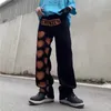 Jeans masculin streetwear coréen vintage y2k hommes harajuku mode oversinim pantalon denim hip hop graffiti pantalon baggy 230216
