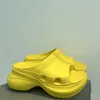 Brand designer slippers Couple BC co-branded hole shoes EVA rubber anti-slip thick slippers sandals foam runners slides size 35-45
