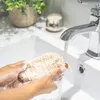3 stili Exfoliating Genesh Borse Cash per doccia Massage Scrubber Naturale Borsa di sapone Ramie Naturale Sisal Saver Loofah Loofah idratante Spa da bagno Spazio