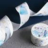 Gift Wrap 3cm 5m 1 Pcs Blue Dress Ladies And Gentlemen Design Washi Tape Adhesive DIY Scrapbook Sticker Label Masking Home Decor