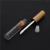 Förvaringsflaskor 10st tomma läppglansrör DIY Lipstick Bottle Container Makeup Tool (2,5 ml/pc matt guldlock)