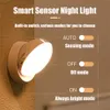 Topoch Batterie-Nachtlampe für Schlafzimmer, USB-Aufladung, gerichtete Wandleuchte für Kleiderschrank, Küchenschrank, Treppenbeleuchtung, Bewegungsmelder, kabelloses Innenlicht