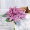 Kwiaty dekoracyjne jesienne fałszywe rośliny kwiaty pisma ręczne chryzantem świąteczny wakacyjny prezent dom domu