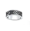 Новый серебряный серебряный кольцо кольца винтажный модельер звучит кольца серебряные модели пары мужского и женского пола ручной работы вручную