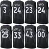 Print Basketball City Thaddeus Young Jerseys 21 Dalano Banton 45 Juancho Hernangomez 41 O.G Anunoby 3 Gary Trent Jr 33 Christian Koloko 35 Otto Porter Jr 32 man vrouw