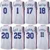 Print City Basketball Jalen McDaniels Jersey 7 James Harden 1 Tobias Harris 12 Joel Embiid 21 Georges Niang 20 Tyrese Maxey 0 Shake Milton 18 Custom Name Men Kids