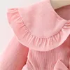 Girl Dresses 2023 Autumn Baby Girls Dress Long Sleeve Princess For Clothes 0-2years Infant Toddler Clothing Vestidos