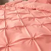 Bedding sets Luxury Duvet Comforter Bedding Set Solid Color Single Double Queen King Size Quilt Cover With case Modern Bedclothes