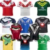 22 23 New Zealand kiwis Rugby Jersey MMT tonga jamaica RLWC t-shirt English Australia fiji SAMOA Lebanon 2022 2023 enGlands Paris Argentina FIJI Ireland RUGBY shirt