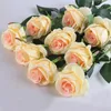 Decorative Flowers Simulation Single Only Decoration Rose Flower DIY Wedding Party Artificial Bud Heads Home Decor Fake Bouquet